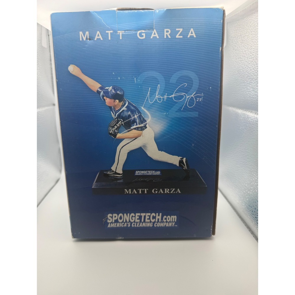 Tampa Bay Rays Matt Garza 22 SpongeTech Baseball Figurine 2008 MVP Collectible